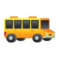 schoolbus en vervoer vector