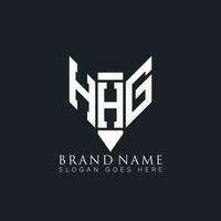 hhg brief logo. hhg creatief monogram initialen brief logo concept. hhg uniek modern vlak abstract vector brief logo ontwerp.