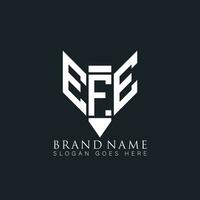 ef brief logo. ef creatief monogram initialen brief logo concept. ef uniek modern vlak abstract vector brief logo ontwerp.