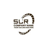 slr brief logo vector ontwerp, slr gemakkelijk en modern logo. slr luxueus alfabet ontwerp