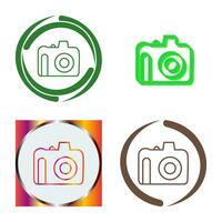 uniek dslr camera vector icoon