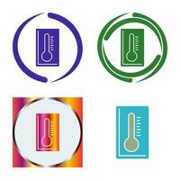 thermometer vector pictogram