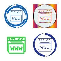 web browser vector icoon