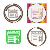 web browser vector icoon