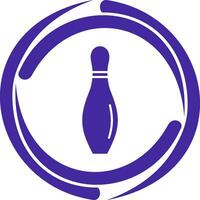 bowling pin vector icon