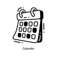 kalender tekening icoon ontwerp illustratie. logistiek en levering symbool Aan wit achtergrond eps 10 het dossier vector