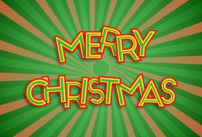 &#39;Merry Christmas&#39; lettertype collectie, vector