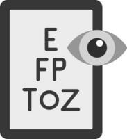 oog test vector icoon