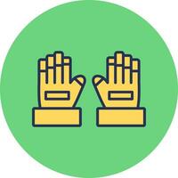 hand- handschoen vector icoon