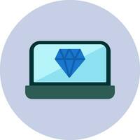 diamant vector pictogram