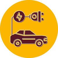 elektrische auto vector icon