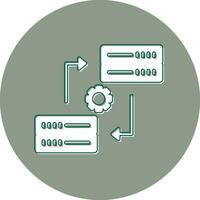 gegevens synchronisatie vector icoon