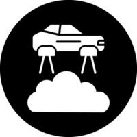 vliegend auto vector icoon