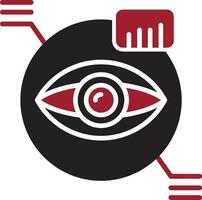 oog scanner vector icoon