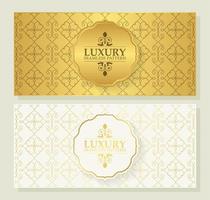 luxe ornament patroon ontwerp achtergrond vector