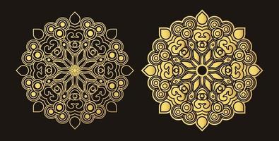 luxe mandala achtergrond ontwerpsjabloon vector