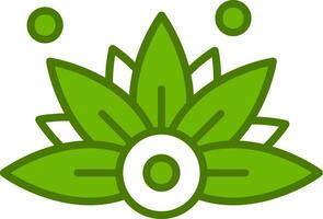 lotusbloem vector icon