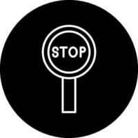 stopbord vector pictogram