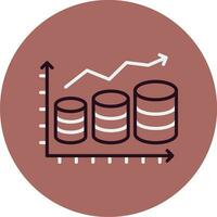 contant geld vector pictogram