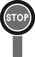 stopbord vector pictogram