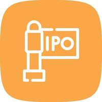 ipo creatief icoon ontwerp vector