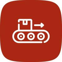 transportband riem creatief icoon ontwerp vector