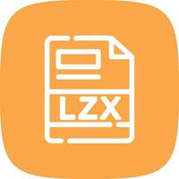 lzx creatief icoon ontwerp vector