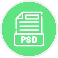 psd het dossier creatief icoon ontwerp vector