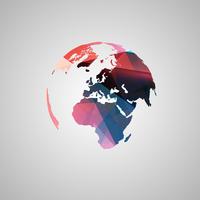 Abstract wereld vectorsymbool vector