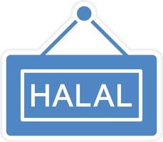 halal vector icoon