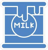 gecondenseerd melk vector icoon