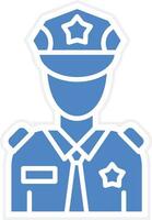 officier vector pictogram