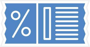 kortingsbon vector icoon