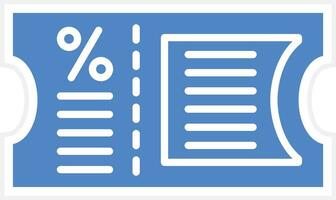 korting ticket vector icoon