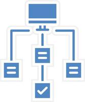 werkstroom vector pictogram