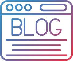 blog vector icoon