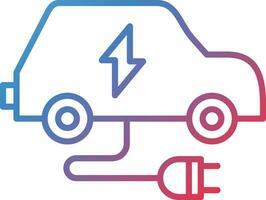 elektrische auto vector icon