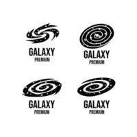 set collectie galaxy logo pictogram ontwerp illustratie vector