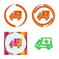 ambulance vector pictogram