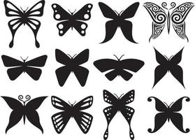 verzameling van vlinders vector