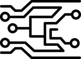 lijnpictogram voor elektronica vector