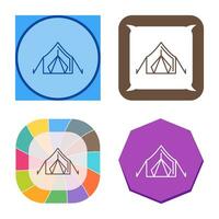 tent vector pictogram