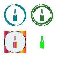 Champagne fles vector icoon