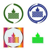 firewall vector pictogram