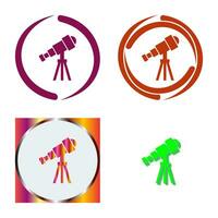 telescoop vector pictogram