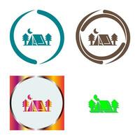 tent vector pictogram