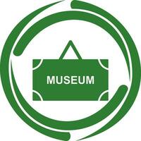 museum label vector icoon