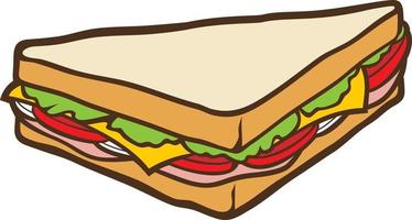 sandwich pictogram ontwerp