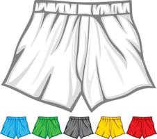collectie boxershorts vector