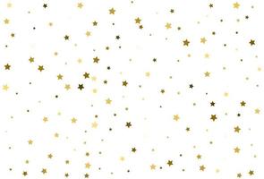 vallende gouden sterren gouden confetti viering vector